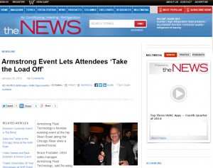 Armstrong Event Lets Attendees Take the Load Off