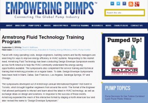 Armstrong Fluid Technology Training Program