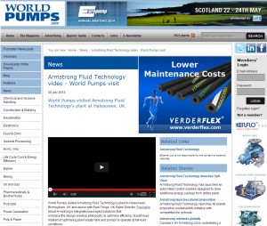 Armstrong Fluid Technology video - World Pumps visit