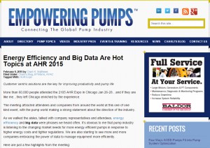 Energy Efficiency and Big Data Are Hot Topics at AHR 2015