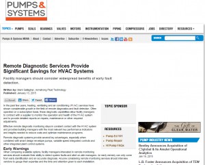 Remote Diagnostic Services Provide Significant Savings for HVAC Systems